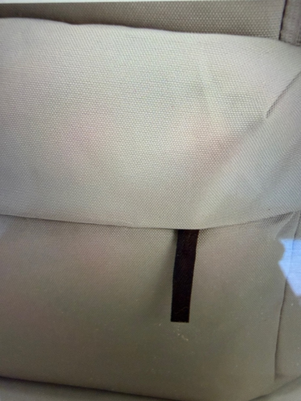 Everlane Cream Roll-Top Everyday Backpack with Black Handle - Picture 7 of 17